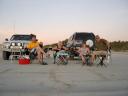 A relaxing evening on the beach at Coral Bay